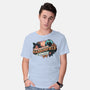 Haddonfield Holidays-Mens-Basic-Tee-glitchygorilla