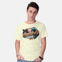 Haddonfield Holidays-Mens-Basic-Tee-glitchygorilla