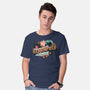 Haddonfield Holidays-Mens-Basic-Tee-glitchygorilla