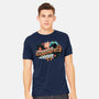 Haddonfield Holidays-Mens-Heavyweight-Tee-glitchygorilla