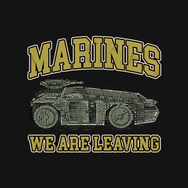 Marines We Are Leaving-None-Polyester-Shower Curtain-rocketman_art