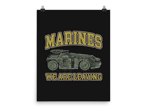 Marines We Are Leaving