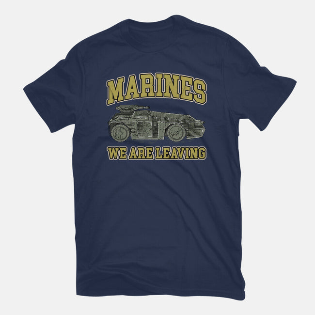 Marines We Are Leaving-Unisex-Basic-Tee-rocketman_art