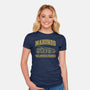 Marines We Are Leaving-Womens-Fitted-Tee-rocketman_art