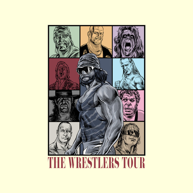 The Wrestlers Tour-None-Glossy-Sticker-zascanauta