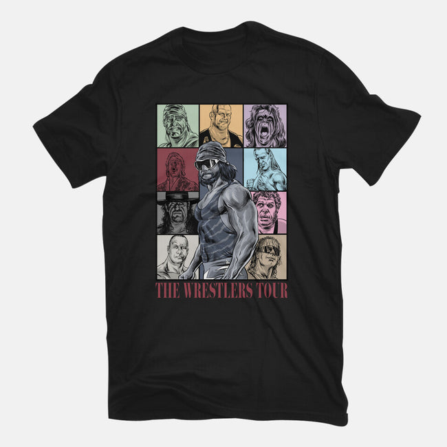 The Wrestlers Tour-Unisex-Basic-Tee-zascanauta