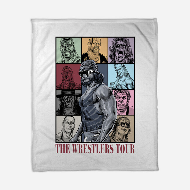 The Wrestlers Tour-None-Fleece-Blanket-zascanauta