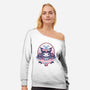 Gift Of Kindness-Womens-Off Shoulder-Sweatshirt-glitchygorilla