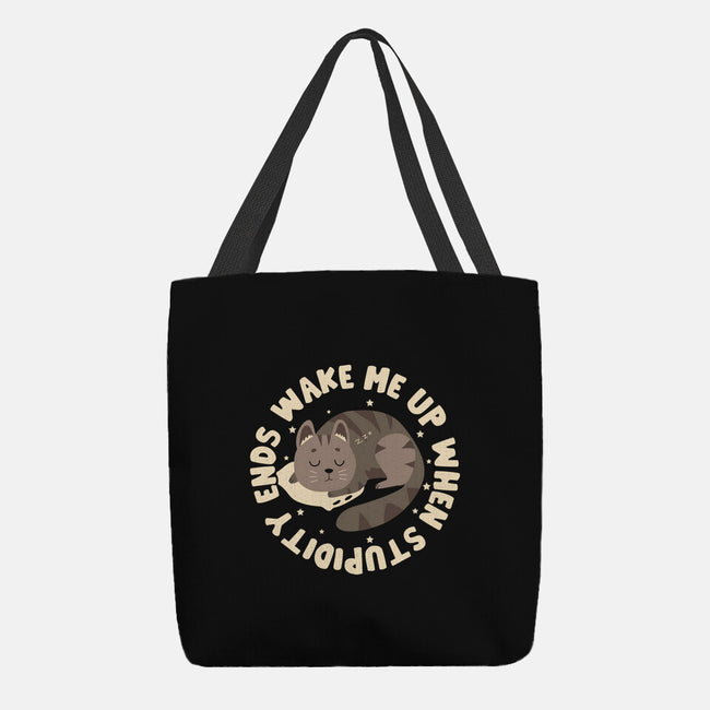 When Stupidity Ends-None-Basic Tote-Bag-turborat14