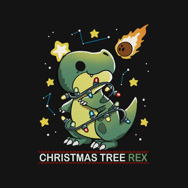 Christmas Tree Rex-Unisex-Baseball-Tee-Vallina84