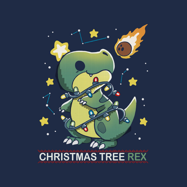 Christmas Tree Rex-Baby-Basic-Tee-Vallina84