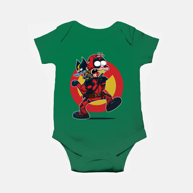 The Wolvie And Dee-Pee Show-Baby-Basic-Onesie-Jc Jows