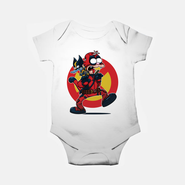 The Wolvie And Dee-Pee Show-Baby-Basic-Onesie-Jc Jows