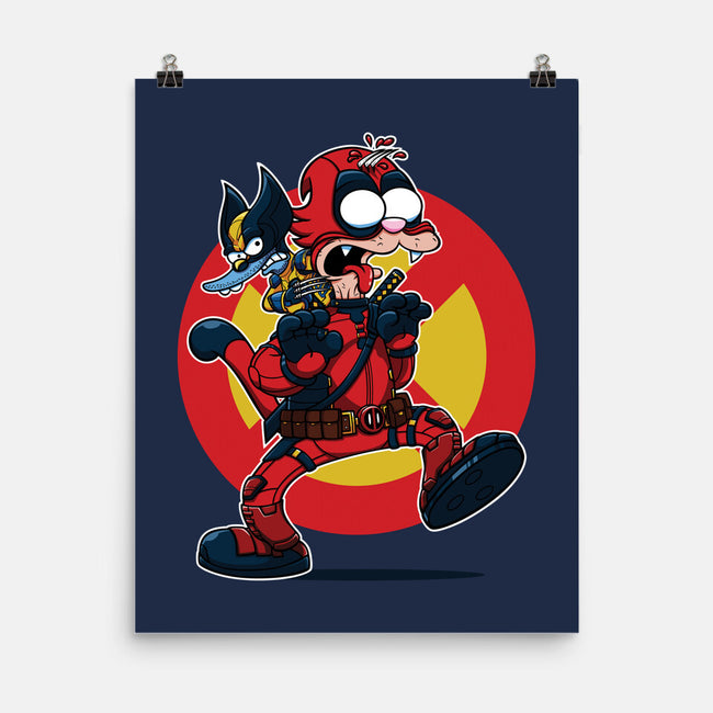 The Wolvie And Dee-Pee Show-None-Matte-Poster-Jc Jows