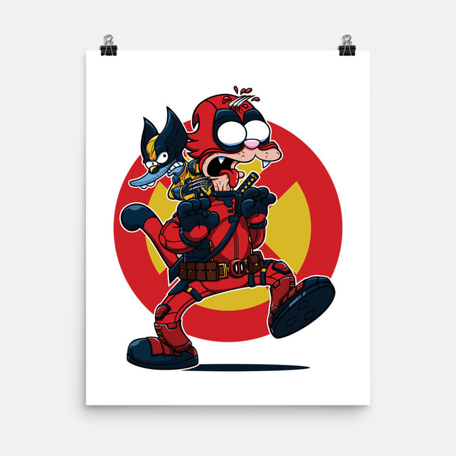 The Wolvie And Dee-Pee Show-None-Matte-Poster-Jc Jows