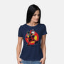 The Wolvie And Dee-Pee Show-Womens-Basic-Tee-Jc Jows