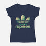 Rupees-Womens-V-Neck-Tee-teesgeex