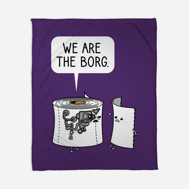 We Are The Borg-None-Fleece-Blanket-imisko