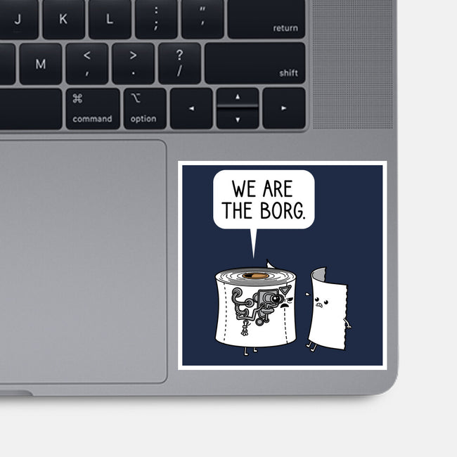 We Are The Borg-None-Glossy-Sticker-imisko