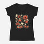 Pumpkin Season-Womens-V-Neck-Tee-naomori