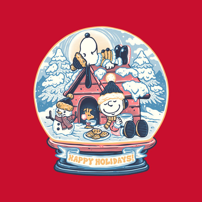 Holiday Snow Globe-Baby-Basic-Tee-glitchygorilla