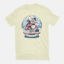 Holiday Snow Globe-Mens-Basic-Tee-glitchygorilla