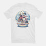 Holiday Snow Globe-Unisex-Basic-Tee-glitchygorilla