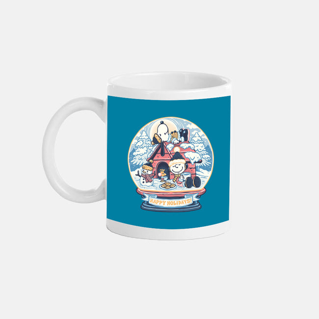 Holiday Snow Globe-None-Mug-Drinkware-glitchygorilla