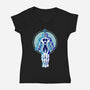 The Doctor Is In-Womens-V-Neck-Tee-palmstreet