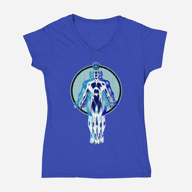 The Doctor Is In-Womens-V-Neck-Tee-palmstreet