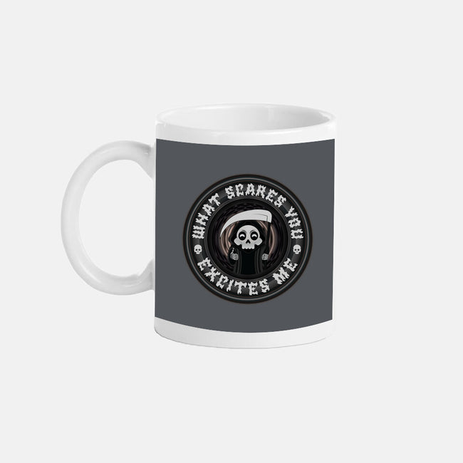 What Scares You Excites Me-None-Mug-Drinkware-Whimsical Thinker