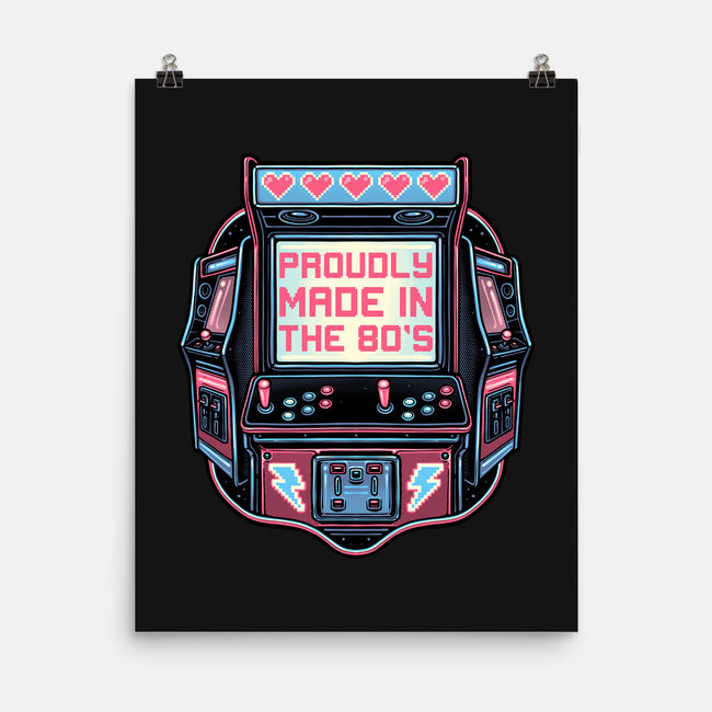 80s Arcade-None-Matte-Poster-glitchygorilla