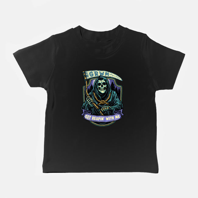 Get Reapin With Me-Baby-Basic-Tee-glitchygorilla