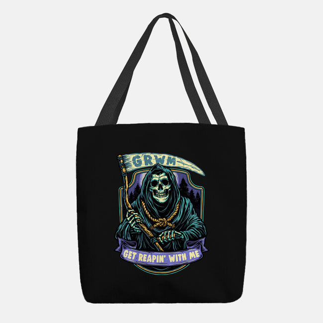 Get Reapin With Me-None-Basic Tote-Bag-glitchygorilla