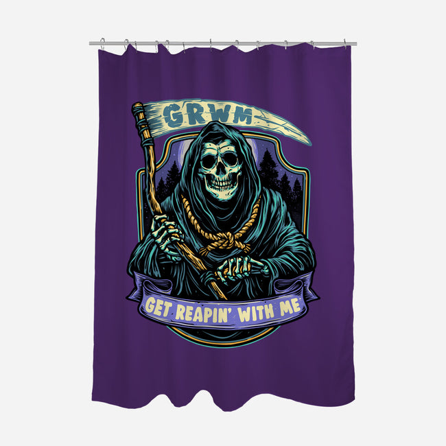 Get Reapin With Me-None-Polyester-Shower Curtain-glitchygorilla