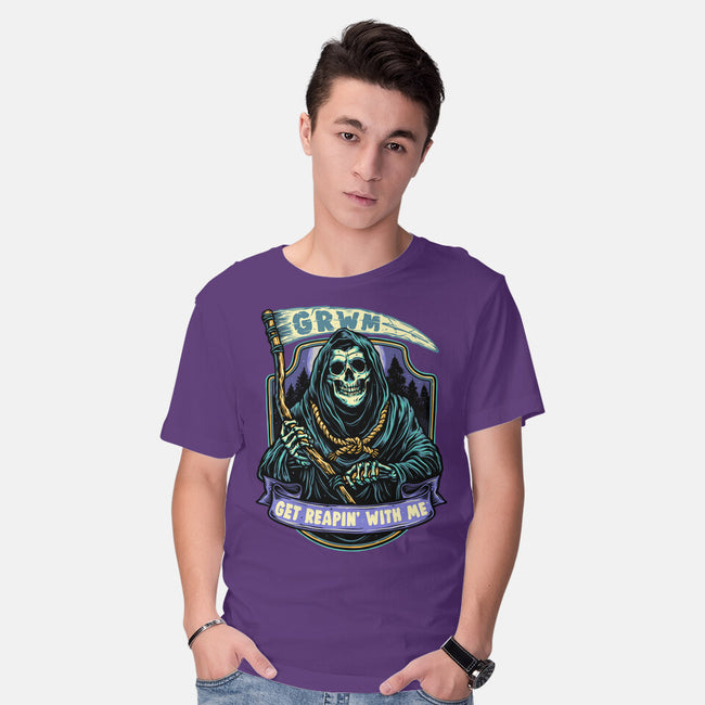 Get Reapin With Me-Mens-Basic-Tee-glitchygorilla