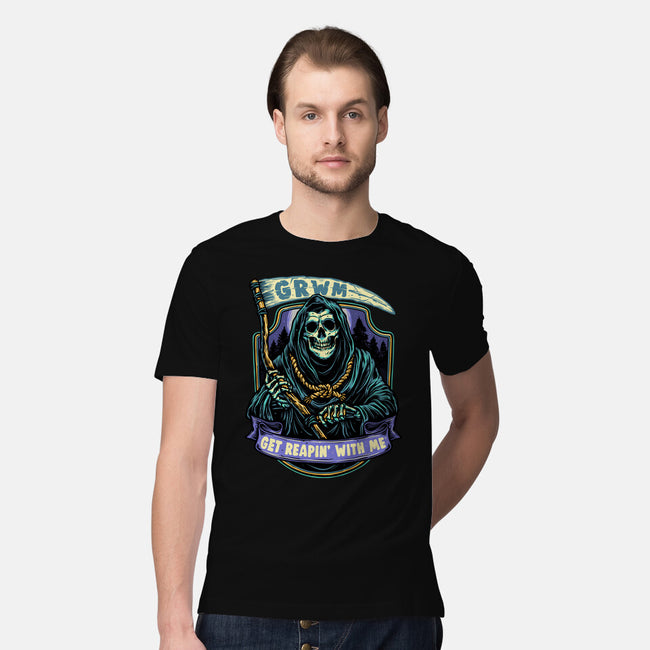 Get Reapin With Me-Mens-Premium-Tee-glitchygorilla