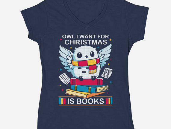 Owl I Want For Christmas Is Books