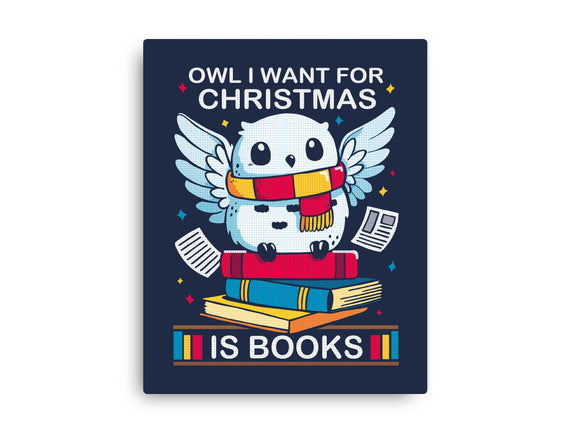 Owl I Want For Christmas Is Books