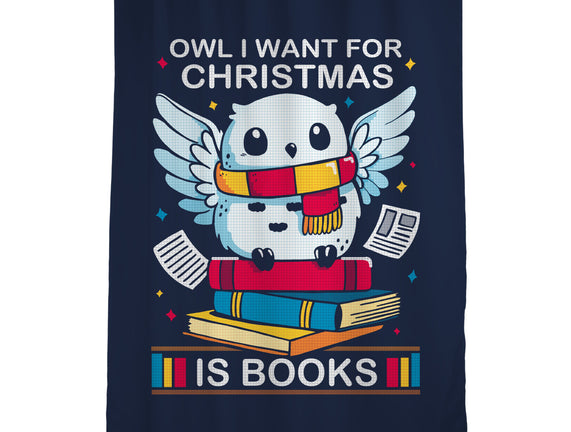 Owl I Want For Christmas Is Books