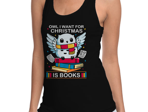 Owl I Want For Christmas Is Books