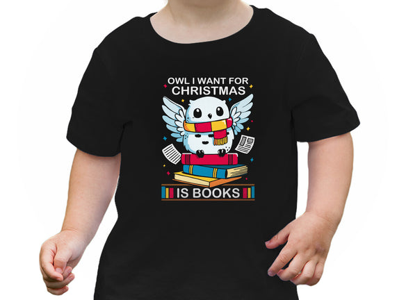 Owl I Want For Christmas Is Books