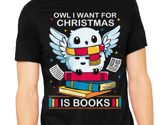 Owl I Want For Christmas Is Books