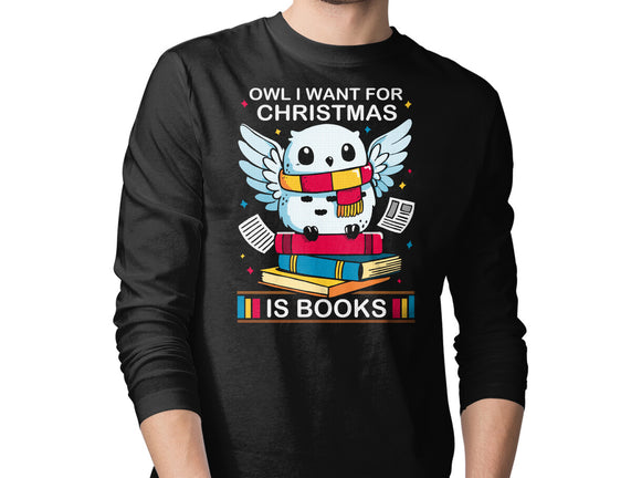 Owl I Want For Christmas Is Books