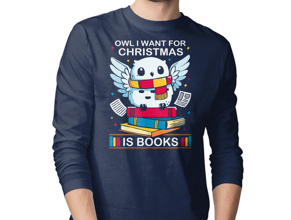 Owl I Want For Christmas Is Books