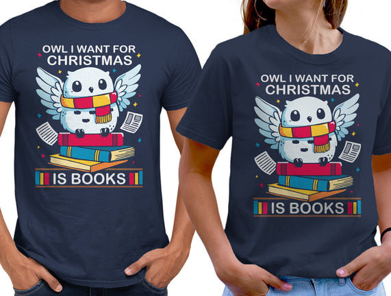 Owl I Want For Christmas Is Books