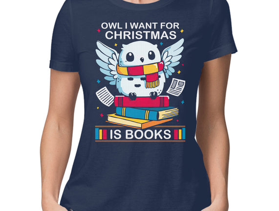 Owl I Want For Christmas Is Books