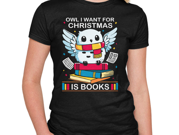 Owl I Want For Christmas Is Books