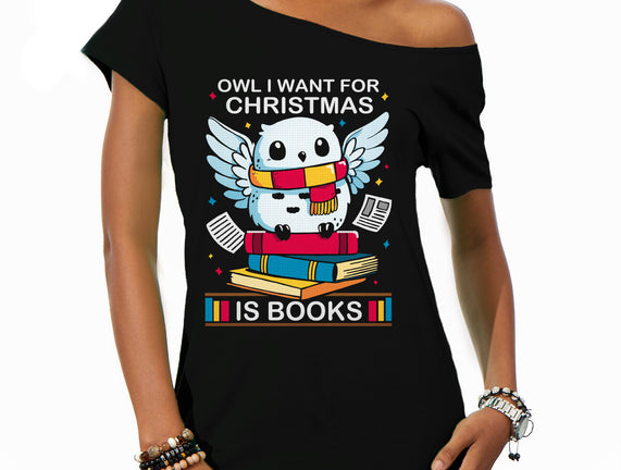 Owl I Want For Christmas Is Books