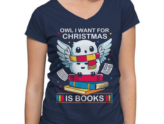 Owl I Want For Christmas Is Books